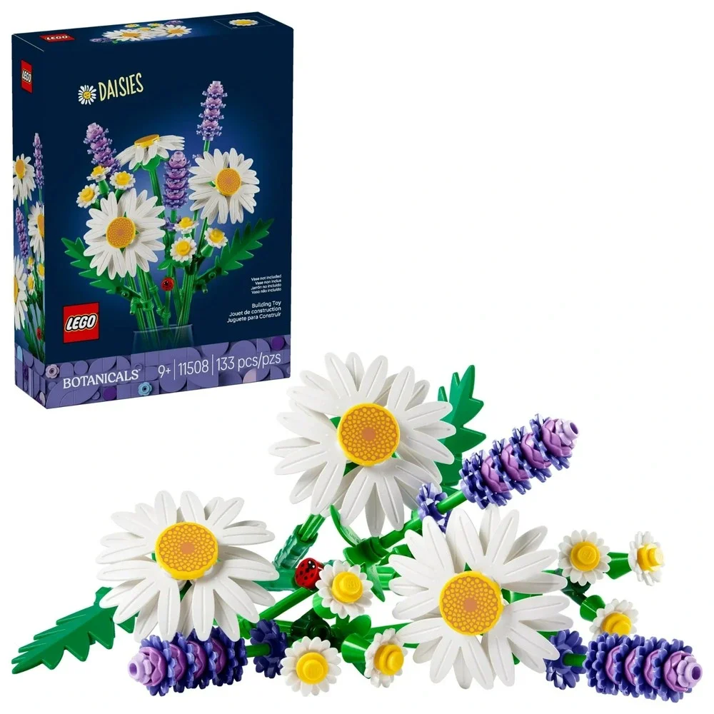 LEGO BOTANICALS/DAISIES FLOWERS/133 PCS/11508/NEW & SEALED/MSLBDB070426